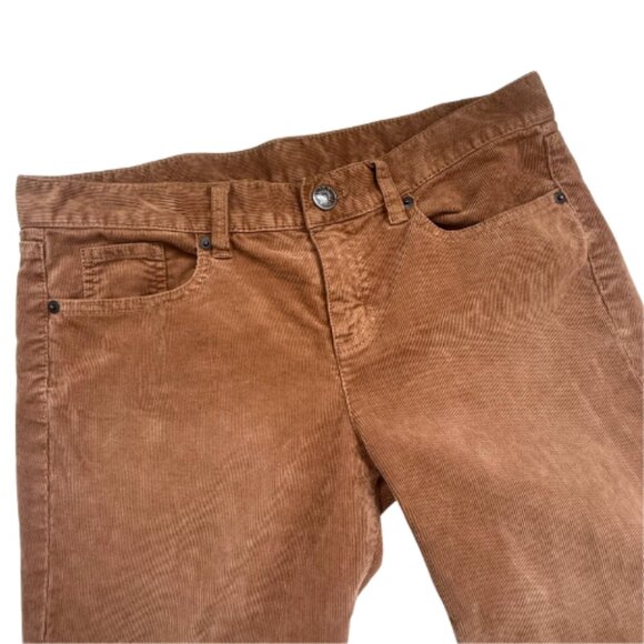 J. CREW Toffee Straight Leg Ankle Zip Corduroy Pants Size 29 - Picture 4 of 15